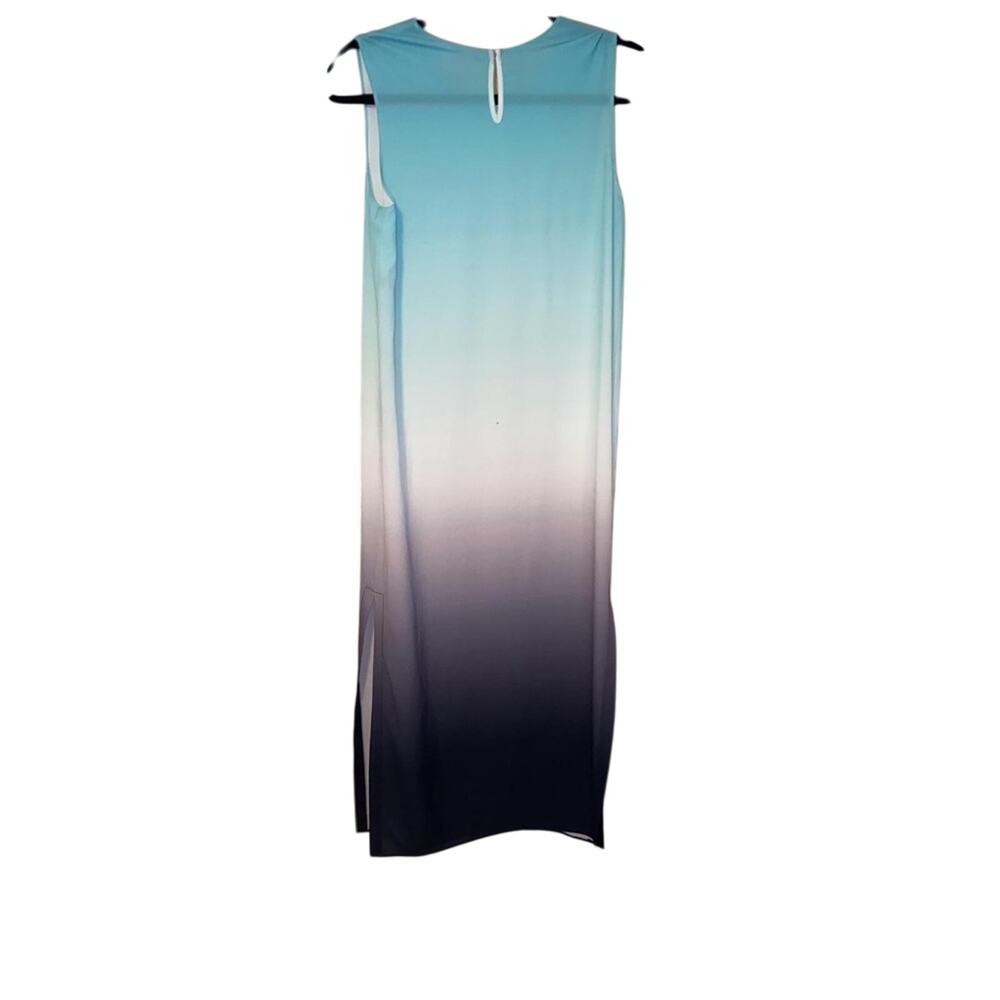 Yigal Azrouel Sleeveless Gradient Summer Dress - Round Neck - Picture 3 of 12